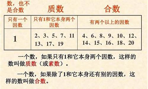 认识质数合数：开启数字分类之旅