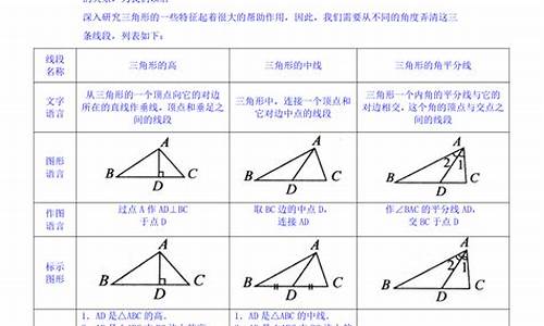 三角形关键：重要线段的独特奥秘